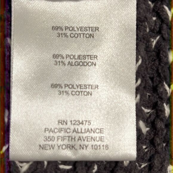 Jones New York‎ 3/4 Sleeve Boatneck Raglan Sleeve Sweater Size L - Picture 10 of 10